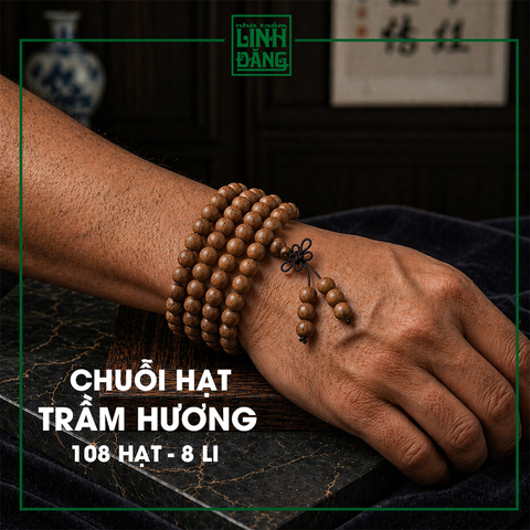 Chuỗi Hạt Trơn 8mm 108 Hạt
