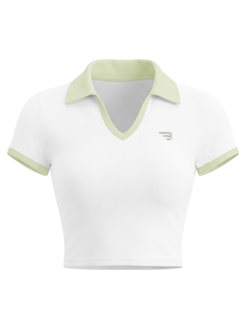 BRETH Fern Top - Trắng xanh bơ