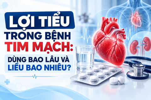 Lợi tiểu trong bệnh tim mạch: Dùng bao lâu và liều bao nhiêu cho đúng?