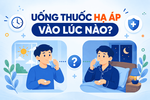 Uống thuốc hạ áp vào lúc nào?