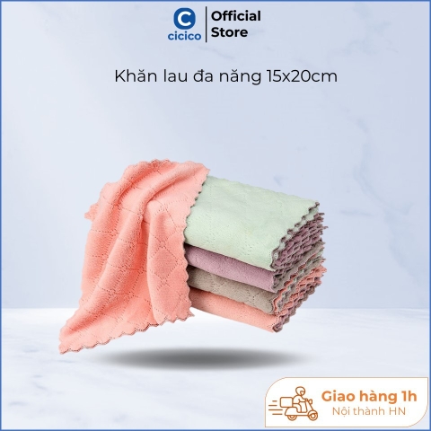 Khăn lau đa năng Cicico H600 Khăn lau tay bát đĩa nhà bếp vải mềm mịn thấm nước siêu nhanh tiện lợi an toàn