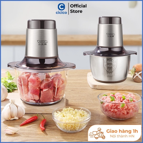 Máy xay thịt đa năng LOTOR ZN-02 lưỡi trộn kép - công suất 300W - xay thịt nhanh, nhỏ, mịn - không gây ồn