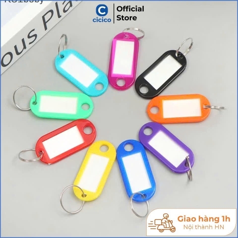 Thẻ Ghi Nhớ Gắn Móc Khóa, Thẻ Tag Tên, Móc Chìa Khóa Đánh Dấu Số Phòng, Hành Lý, Vali Tiện Dụng, Màu Ngẫu Nhiên