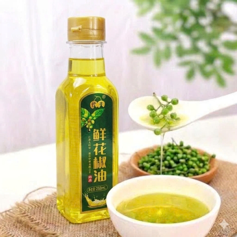 Dầu Gia Vị Hoa Tiêu, Thể tích: 268ml, Quy cách: 18 chai/ thùng