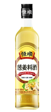 Gia Vị Rượu Nấu Ăn Gừng Và Hành Hằng Thuận, Trọng lượng: 500ML, Quy cách: 12 chai/ thùng