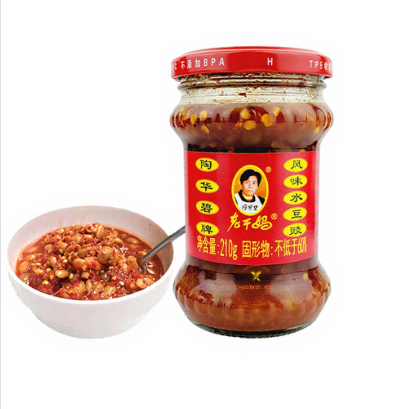 Đậu Tương Ớt, Trọng lượng: 210gr/lọ, Quy cách: 24 lọ/thùng
