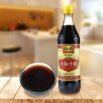 Giấm Hương Hằng Thuận, Thể tích: 500ml/ chai, Quy cách: 12 chai/ thùng