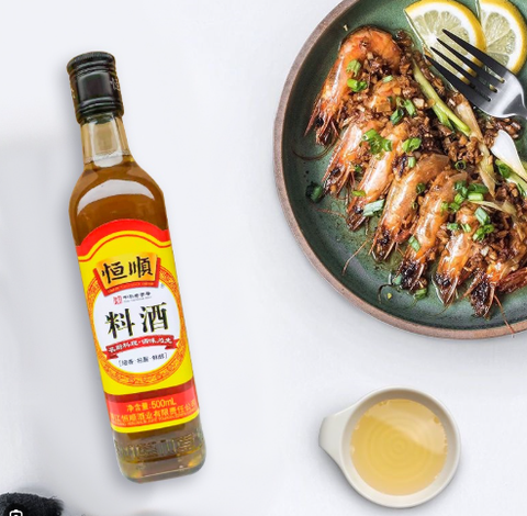 Gia Vị Rượu Nấu Ăn Hằng Thuận, Trọng lượng: 500ML, Quy cách: 12 chai/ thùng