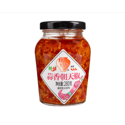 Ớt Chỉ Thiên Vị Tỏi TanTan Xiang, Trọng lượng: 280g