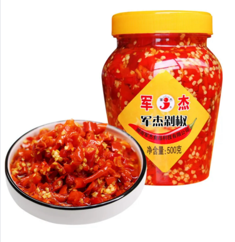 Ớt Băm Ngâm Muối Jun Jie, Trọng lượng: 500g