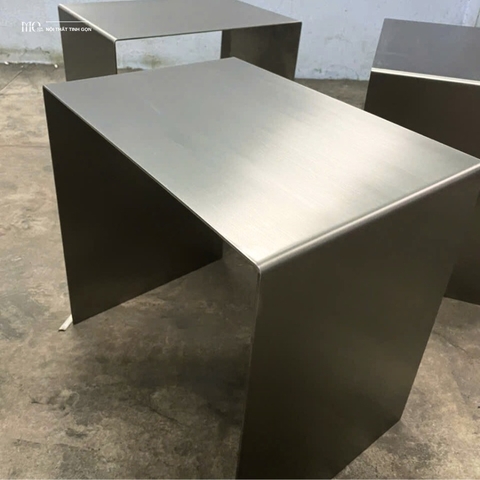 C-Square Minimal Stainless Side Table - Bàn phụ Inox C-Square tối giản