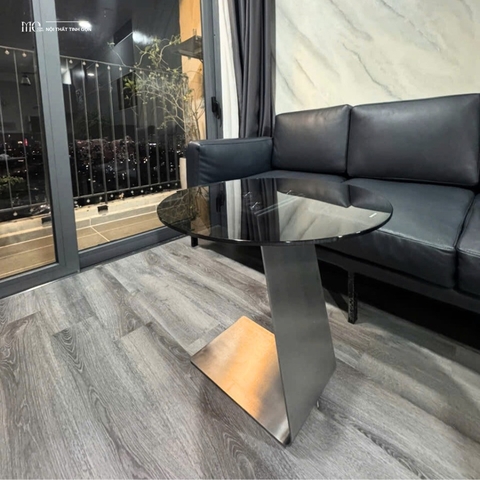 Glass-Top Side Table - Bàn phụ kính GLASSTOP