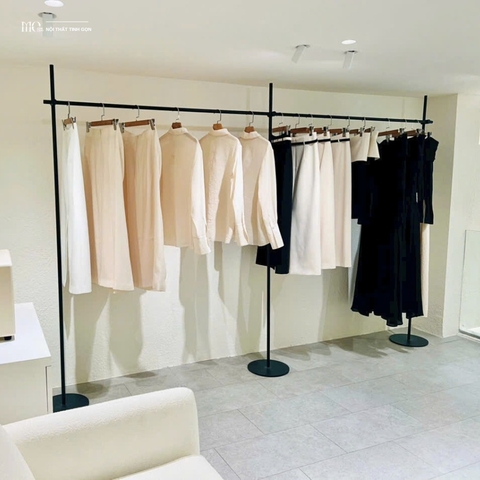3m Round-Base Clothing Rack - Sào treo đế tròn 3m