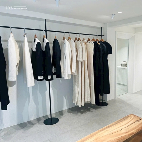 3m Round-Base Clothing Rack - Sào treo đế tròn 3m