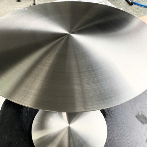 CFL Brushed Steel Café Table - Bàn Café CFL Inox xước