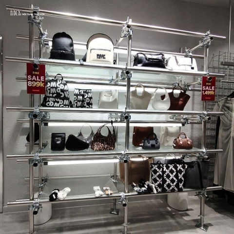 5-Tier Display Shelf with LED - Kệ trưng bày 5 tầng có đèn LED