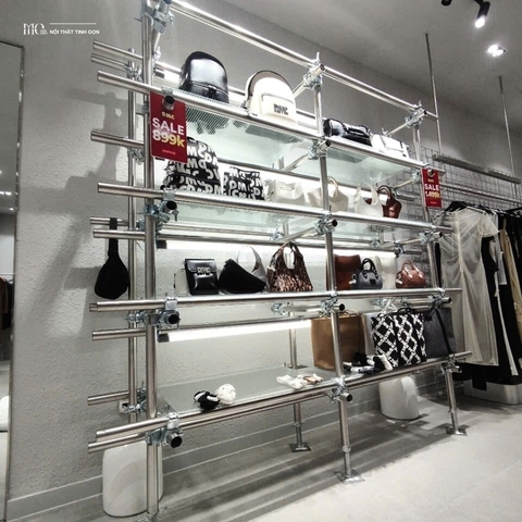 5-Tier Display Shelf with LED - Kệ trưng bày 5 tầng có đèn LED