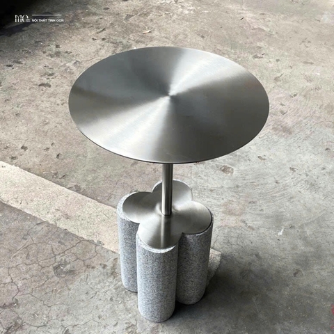 Mono Steel Side Table – D400 - Bàn phụ Mono Steel D400