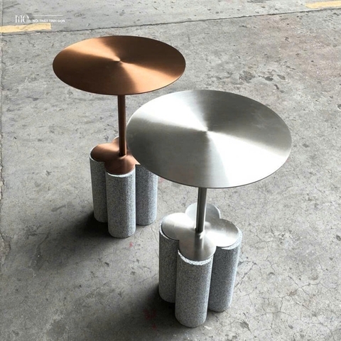 Beton-Cone Steel Table - Bàn Beton Cone Inox