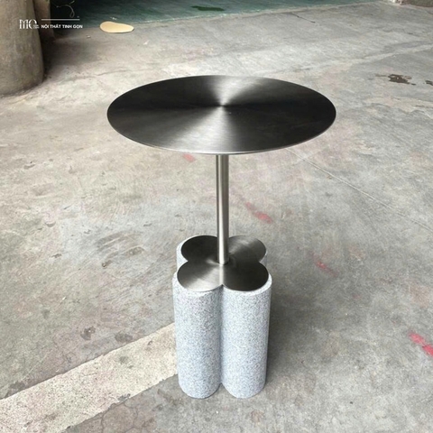 Mono Steel Side Table – D400 - Bàn phụ Mono Steel D400