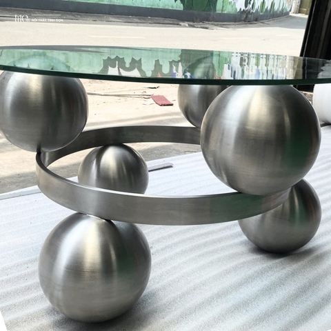 Elegan Sphere Glass Coffee Table - Bàn cà phê Elegan Sphere kính