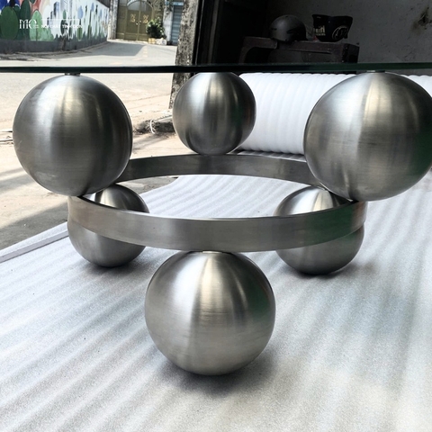 Elegan Sphere Glass Coffee Table - Bàn cà phê Elegan Sphere kính