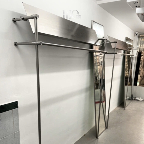 1.5m Round-Base Clothing Rack - Sào treo đế tròn 1m5