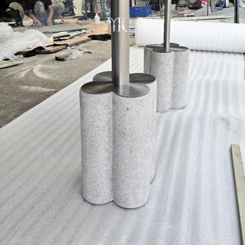 Beton-Cone Steel Table - Bàn Beton Cone Inox