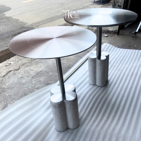 Beton-Cone Steel Table - Bàn Beton Cone Inox