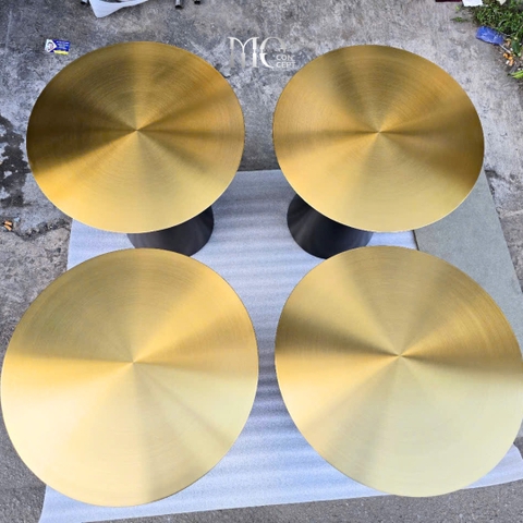 Myler Plated Accent Table - Bàn Myler mạ PVD