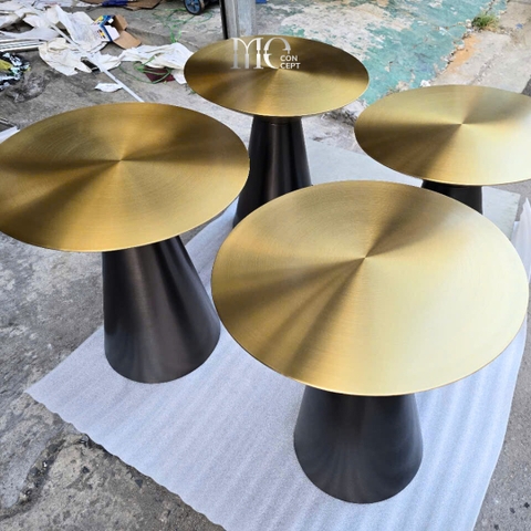 Myler Plated Accent Table - Bàn Myler mạ PVD