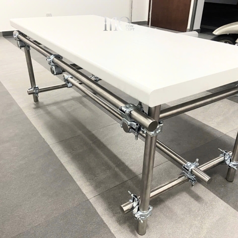 Cùm Plated Steel Table - Bàn cùm Crom