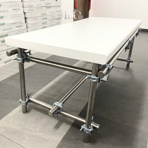 Cùm Plated Steel Table - Bàn cùm Crom