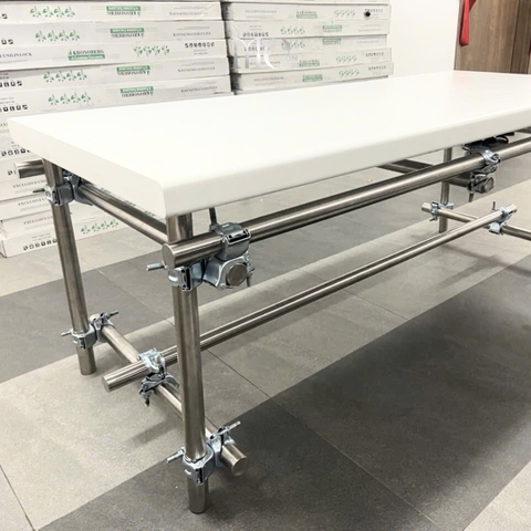 Cùm Plated Steel Table - Bàn cùm Crom