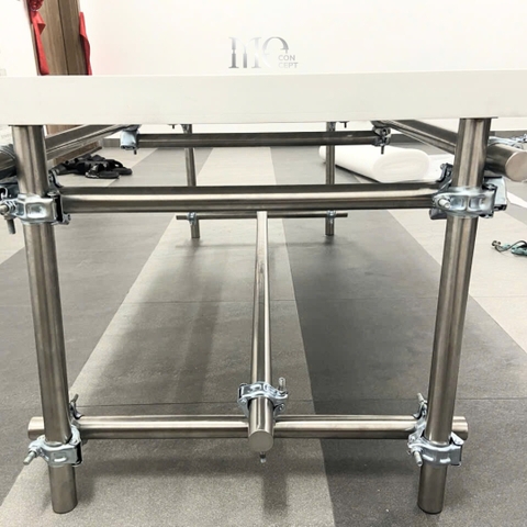 Cùm Plated Steel Table - Bàn cùm Crom