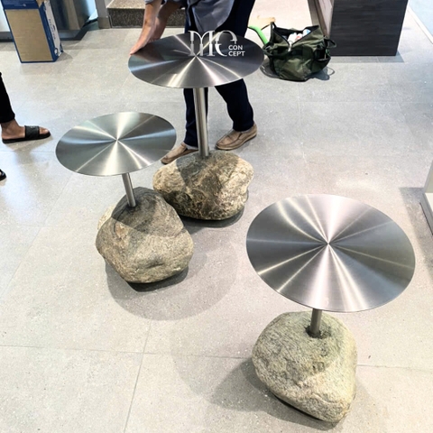 Rock & Steel Mini Side Table - Bàn phụ Rock & Steel