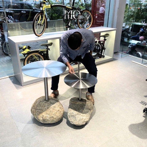 Rock & Steel Mini Side Table - Bàn phụ Rock & Steel