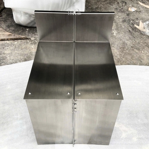Stainless Steel Stool – CNC Brushed Finish - Stool Inox CNC xước