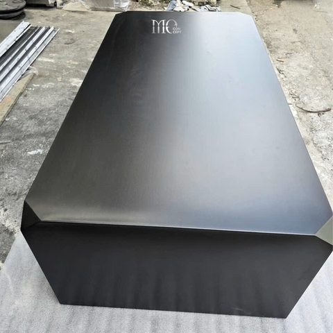 Edge Black PVD Coffee Table - Bàn Edge mạ PVD đen