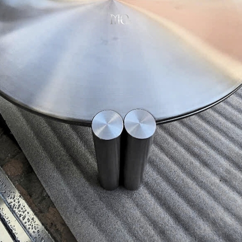 Centrifugal Steel Disc Coffee Table – D900 - Bàn coffee đĩa Inox D900