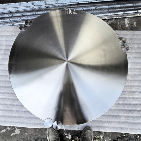 Centrifugal Steel Disc Coffee Table – D900 - Bàn coffee đĩa Inox D900