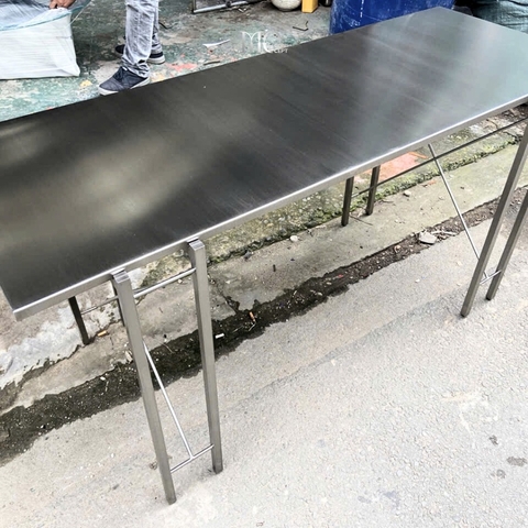 Slim Boxed Leg Table - Bàn Slim chân hộp