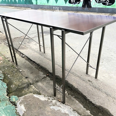 Slim Boxed Leg Table - Bàn Slim chân hộp