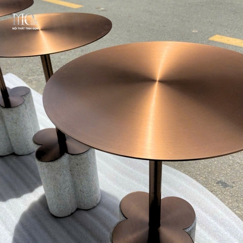 Mono Steel Side Table – D400 - Bàn phụ Mono Steel D400