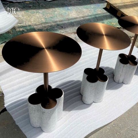 Mono Steel Side Table – D400 - Bàn phụ Mono Steel D400