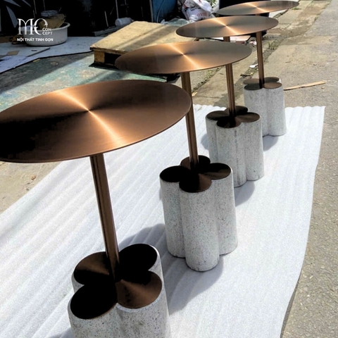 Mono Steel Side Table – D400 - Bàn phụ Mono Steel D400