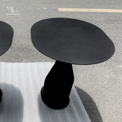 Black Steel Minimal Side Table - Bàn phụ sắt sơn đen