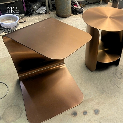 3D Bent-Edge Side Table - Bàn 3D Bent Edge