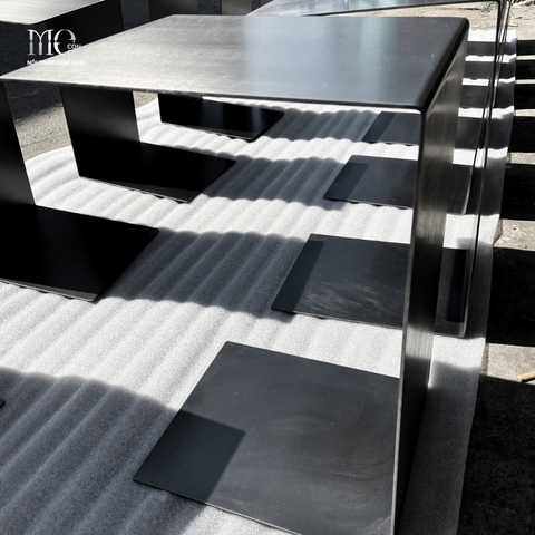Titan-Plated Edge Table 400 - Bàn phụ Titan + Nano