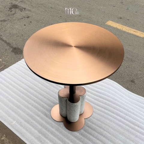 Mono Steel Side Table – D400 - Bàn phụ Mono Steel D400